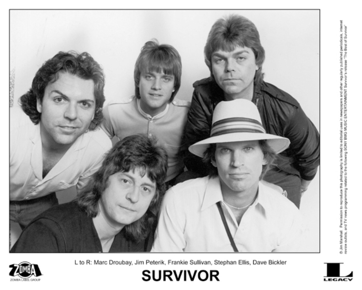 SURVIVOR band Pin Vintage 80s Original Eye of the Tiger Pinback