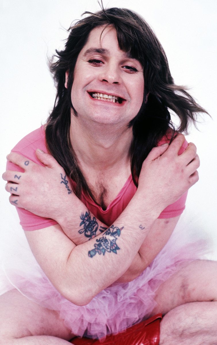 Ozzy Osbourne tutu photo by Mark Weiss