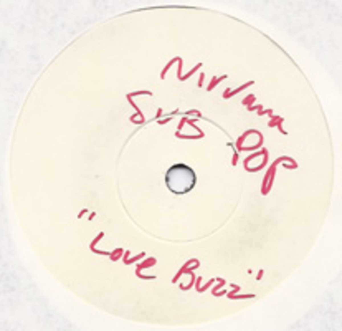 Nirvana Sub Pop Love Buzz 7-inch test pressing
