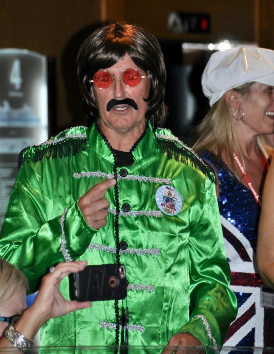  British Invasion Night - is this Ringo? On The Flower Cruise! By Alisa B. Cherry.