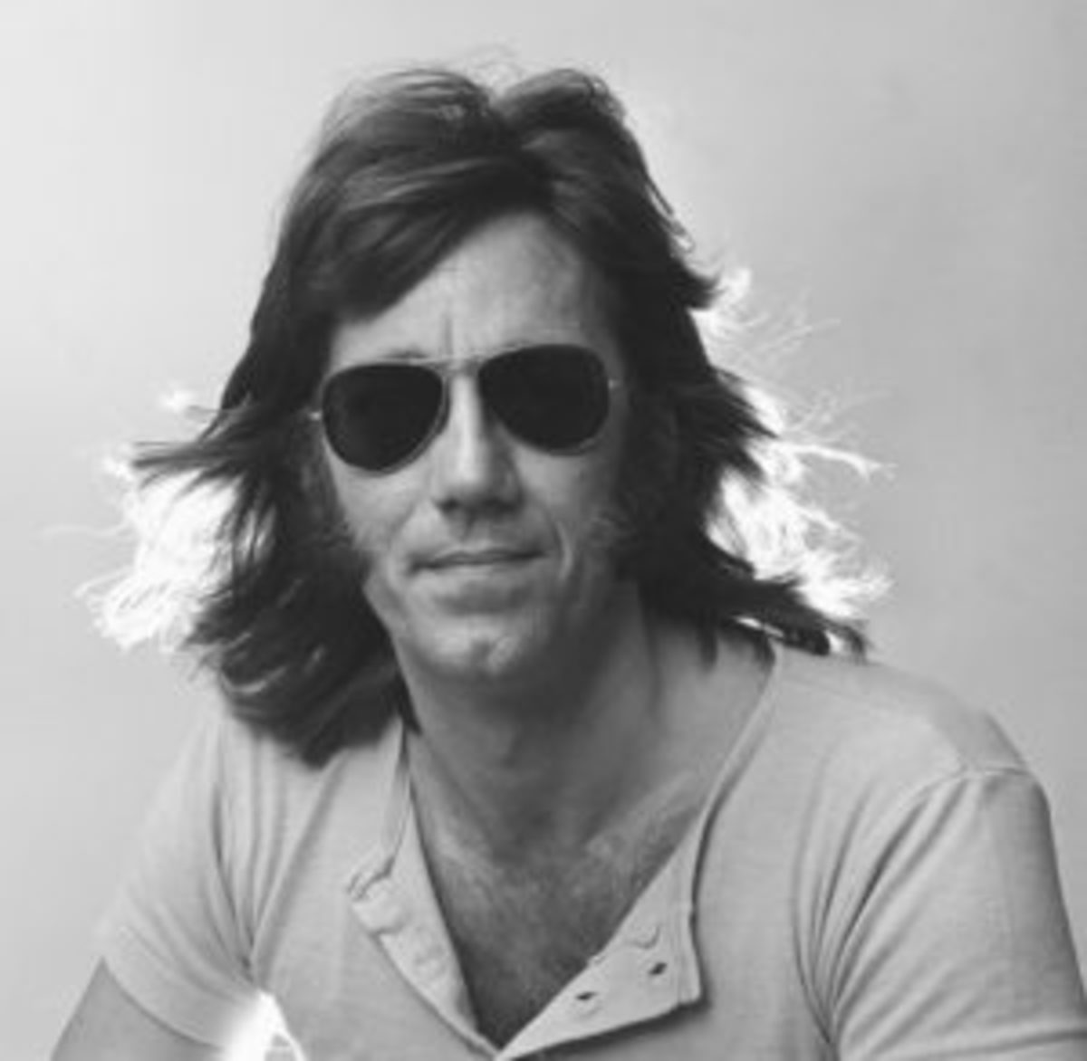  POST-DOORS:A photograph of Ray Manzarek in the 1970s by James Fortune.