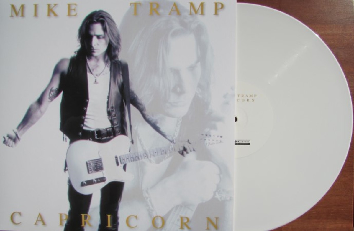  Mike Tramp's white vinyl record.