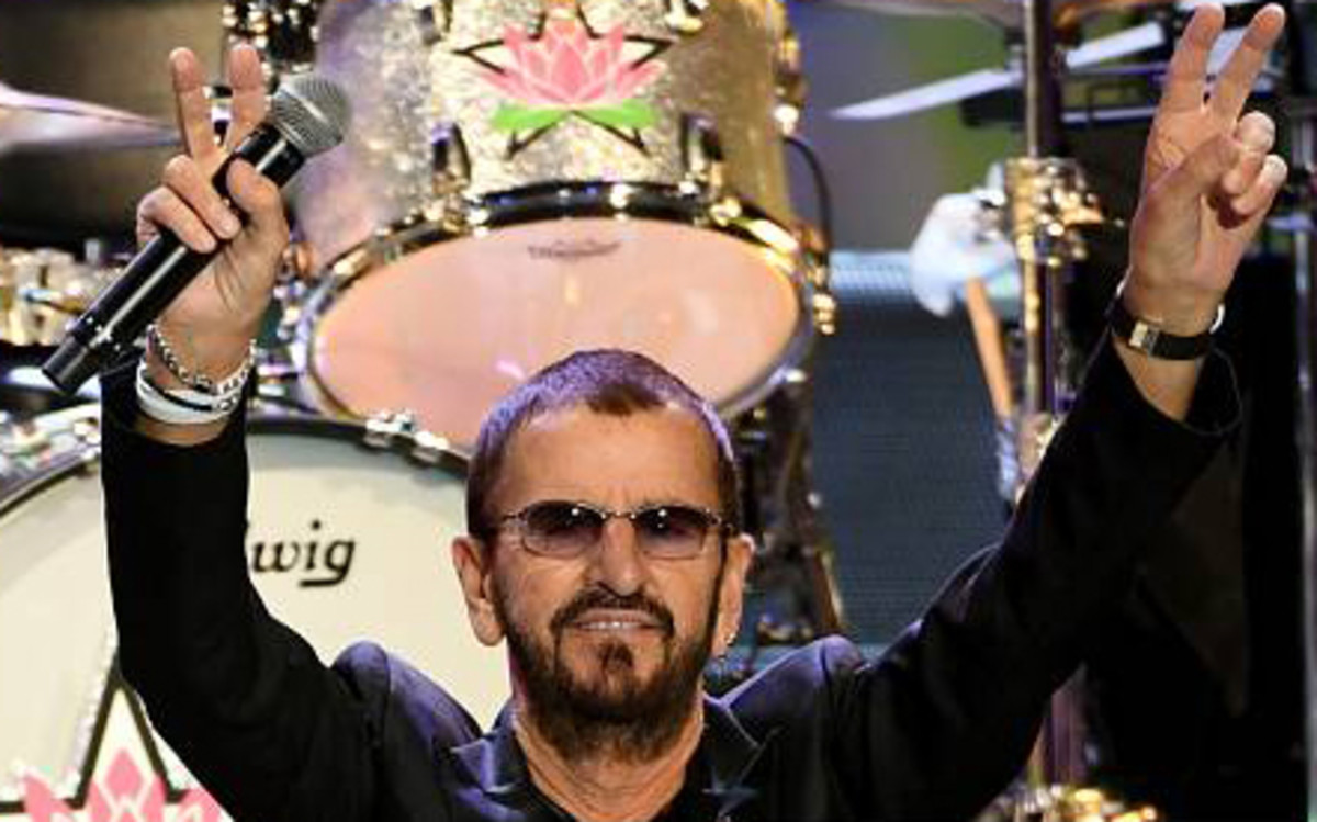  Ringo Starr performs during this year's tour with his All Starr Band. (Photo by Kevin Winter/Getty Images)