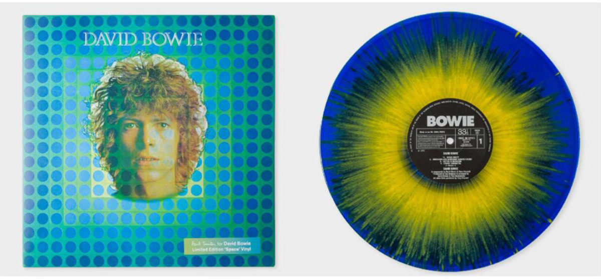 British designer creates vinyl for David Bowie's 'Space Oddity