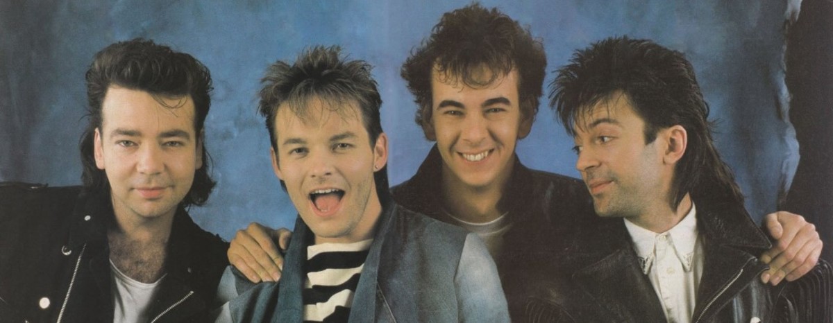 Cutting Crew circa 1986-1987, Nick 2nd from the left