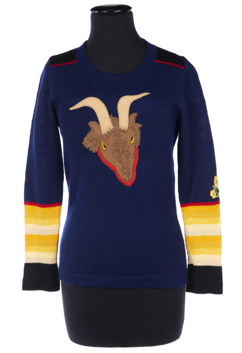 Bill Wyman's ‘Goats Head Soup’ sweater, Photo courtesy of Julien's Auctions