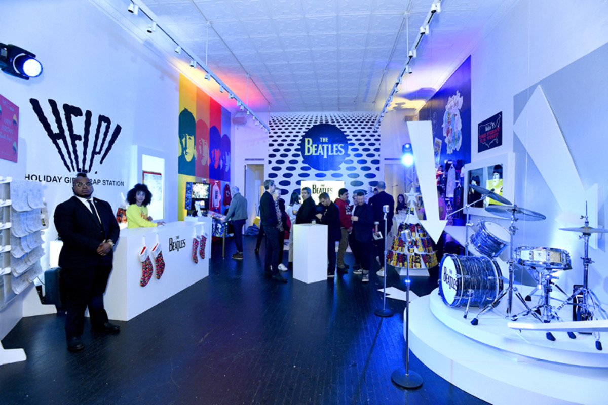  Guests attend The Beatles Pop-Up Shop launch for Holiday 2019 on December 10, 2019 in New York City. (Photo by Eugene Gologursky/Getty Images for Sony Music)