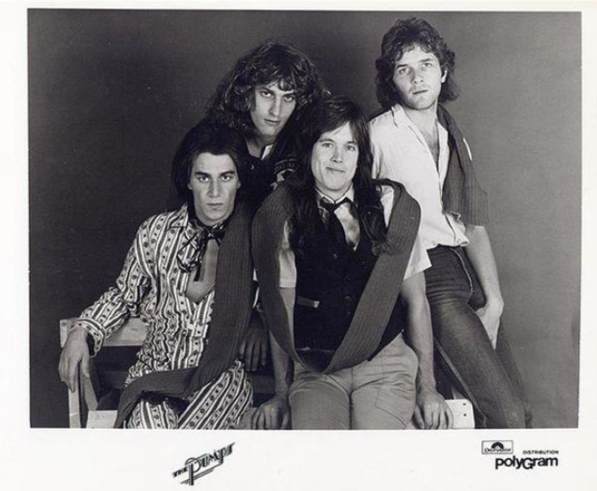 1980 promotional photo, L to R: Lou Petrovich - guitar, Brent Diamond - keyboards, Terry Norman-Taylor - drums/vocals, Chris Burke-Gaffney - bass/vocals