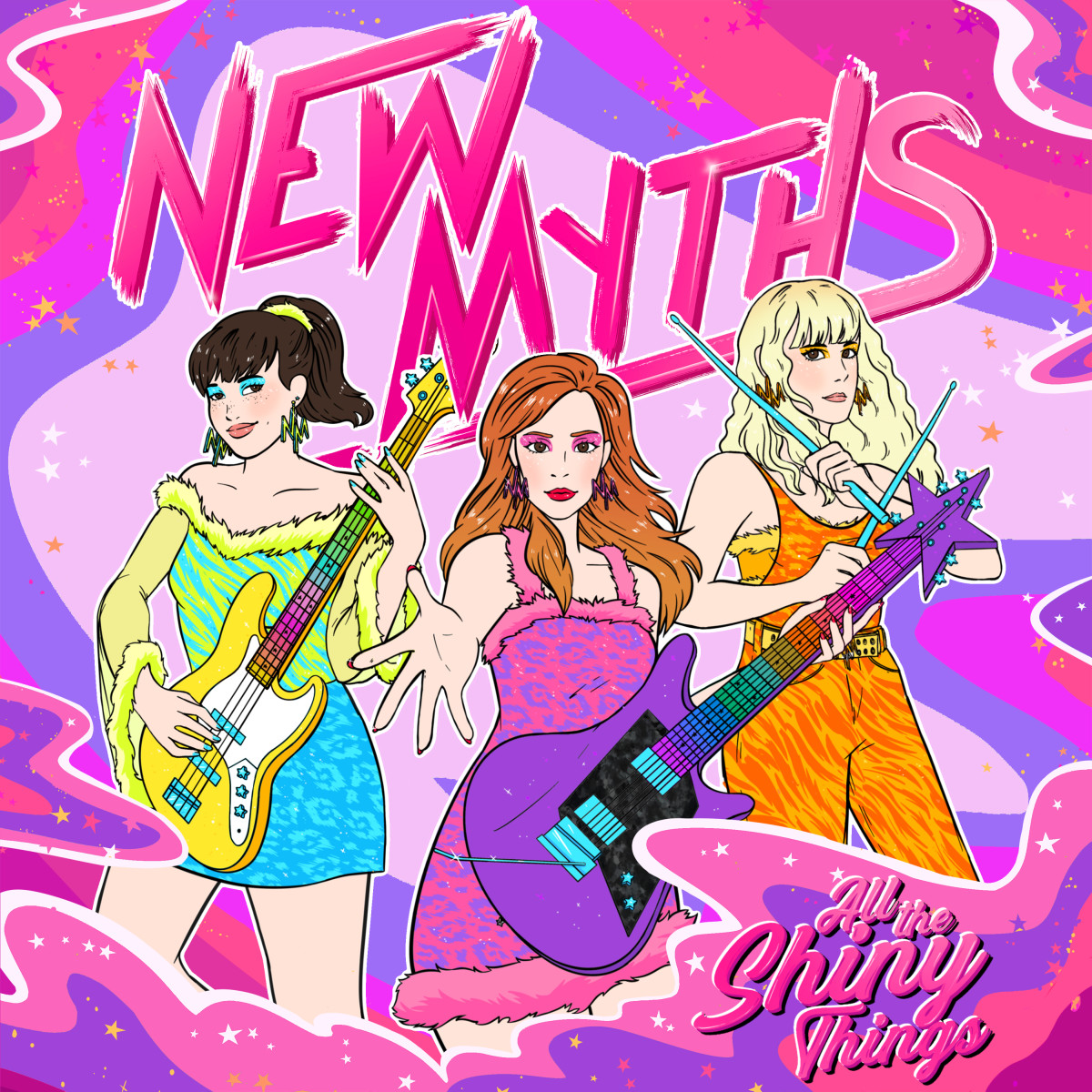 All The Shiny Things, the new EP from the all-female, NYC-based band New Myths, is a digital release that is available from Amazon, Apple Music and other retailers.