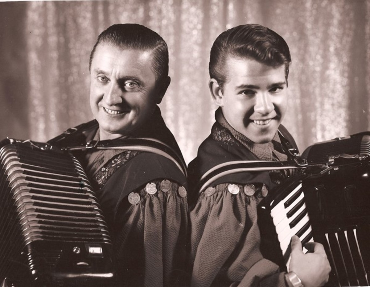 Frank Yankovic and Joey Miskulin, mid-1960s, photo courtesy of Joey Miskulin