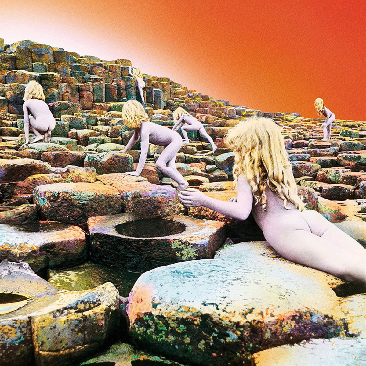 Led Zeppelin's Houses of the Holy album cover art