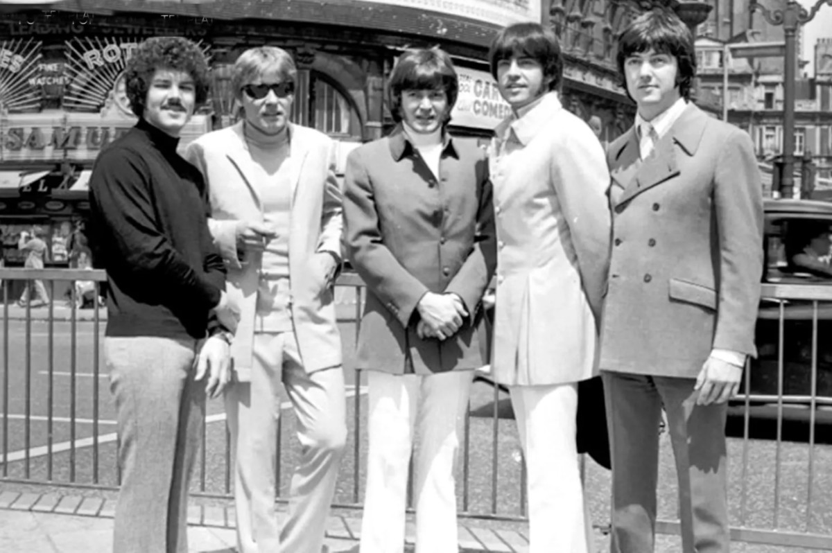 Keith Allison (at right) in a Paul Revere and The Raiders publicity photo.