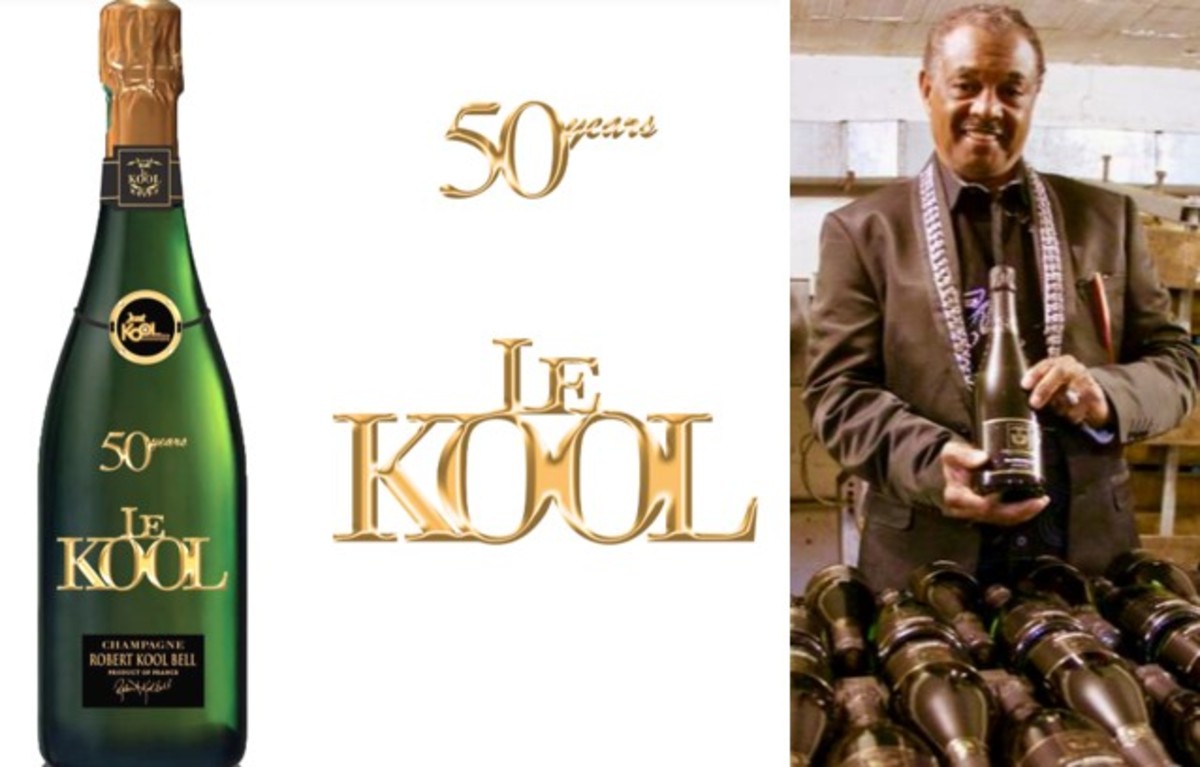 Le Kool Champagne founding partner Robert "Kool" Bell, photo courtesy of lekoolchampagne.com