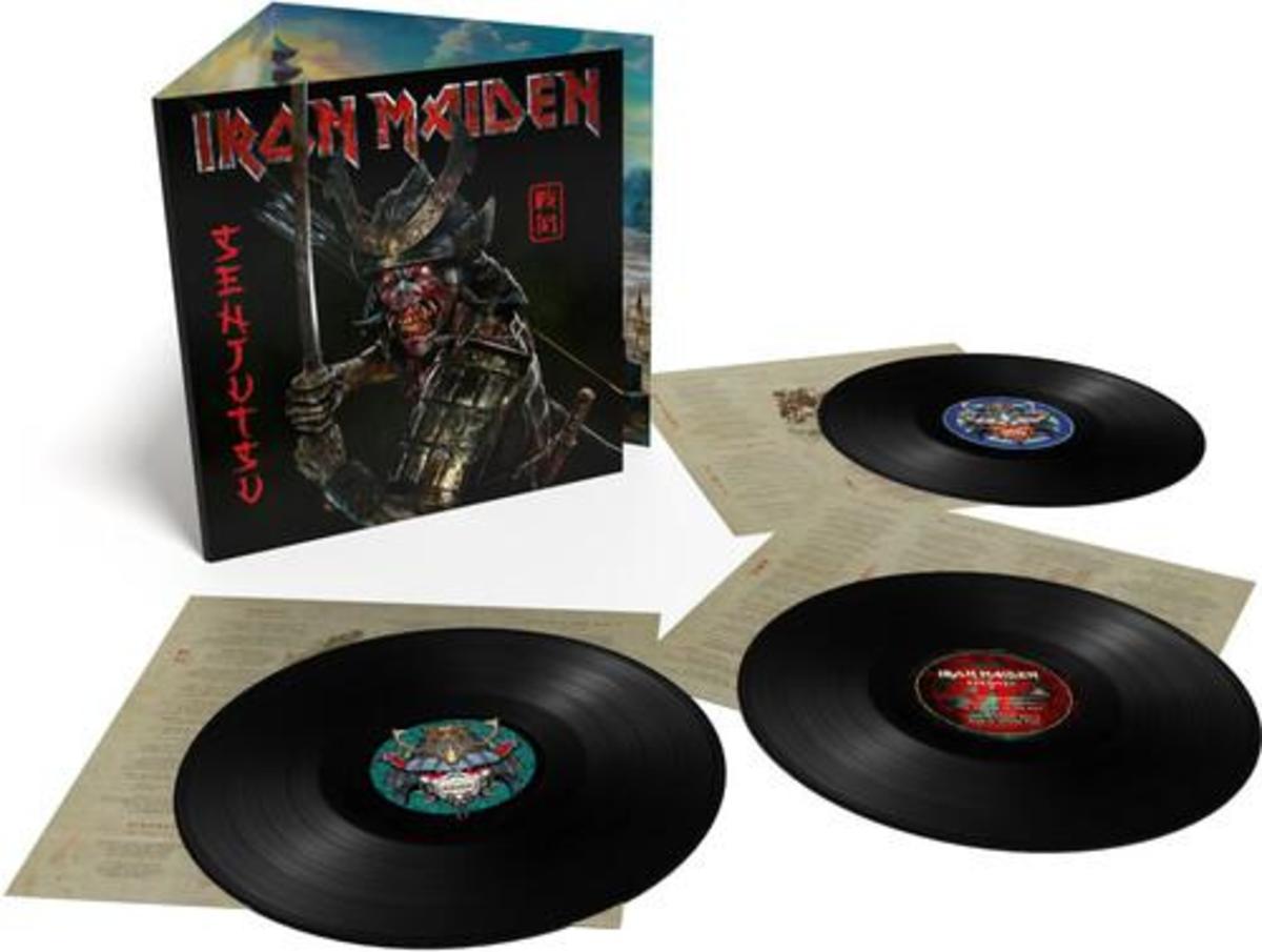 A 3-LP set of Iron Maiden's new album, Senjutsu.