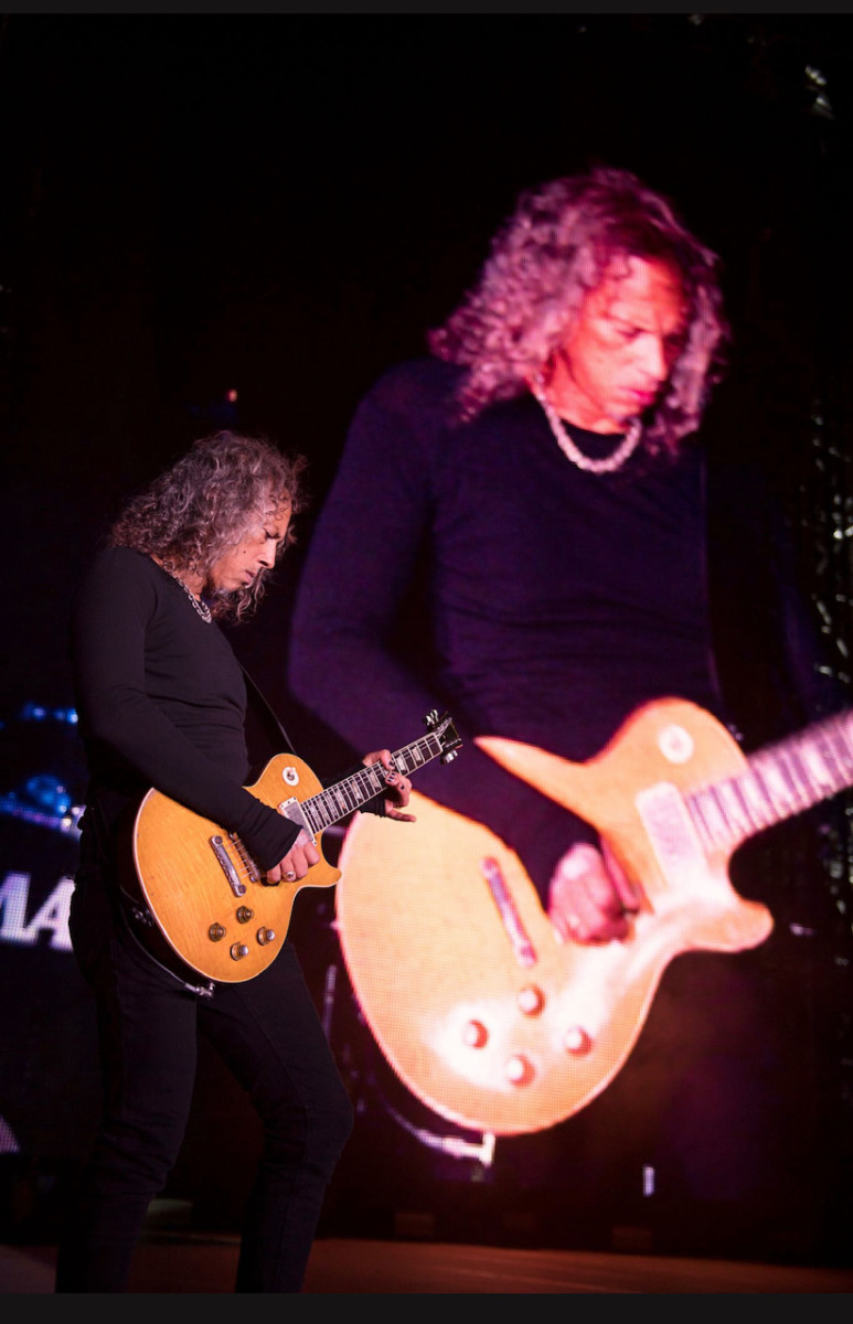 Kirk Hammett promotional photo by Ross Halfin.