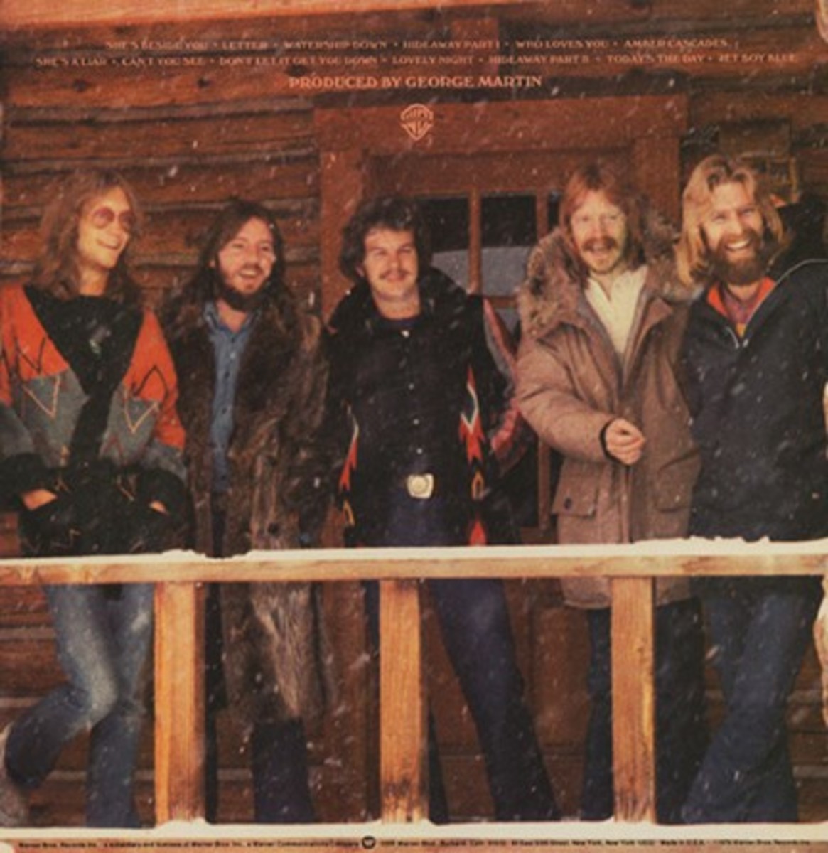 America’s 1976 “Hideaway” album with Willie Leacox 2nd from right