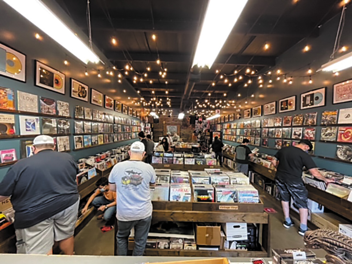 Inside SmartPunk Record Shop