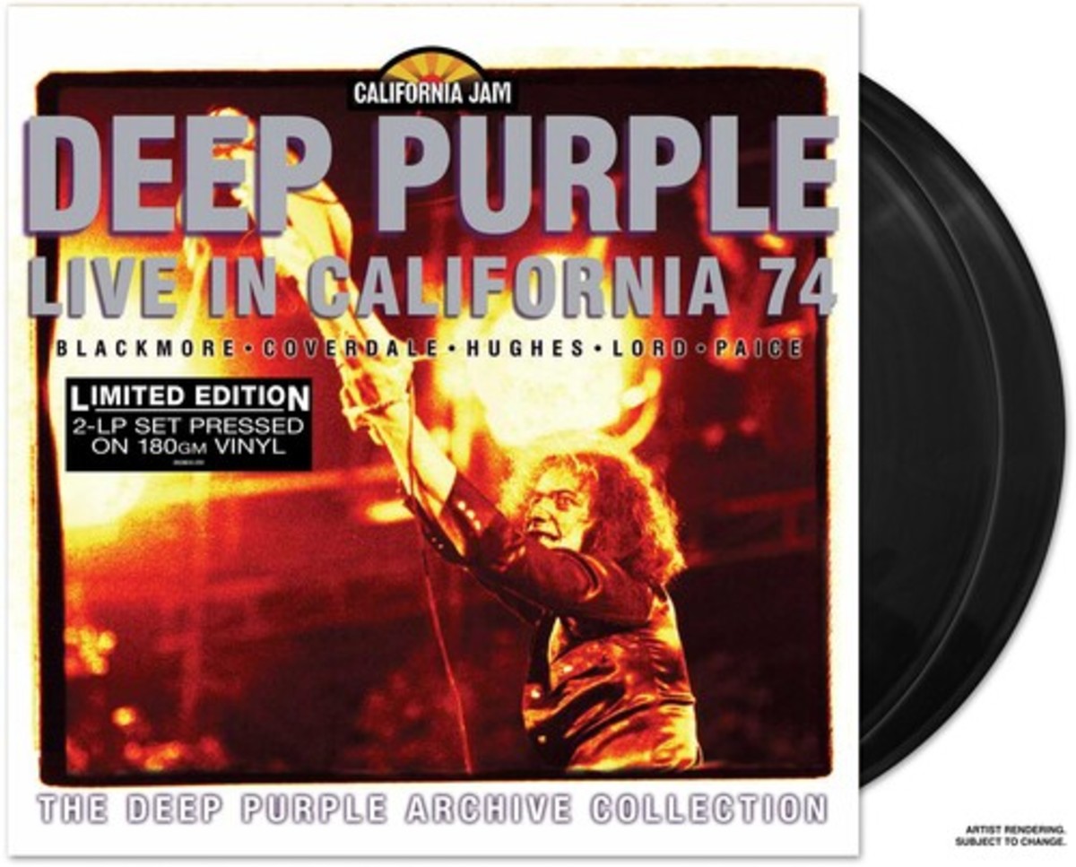 The Deep Purple performance at California Jam '74 is captured for fans on a 2-LP set.