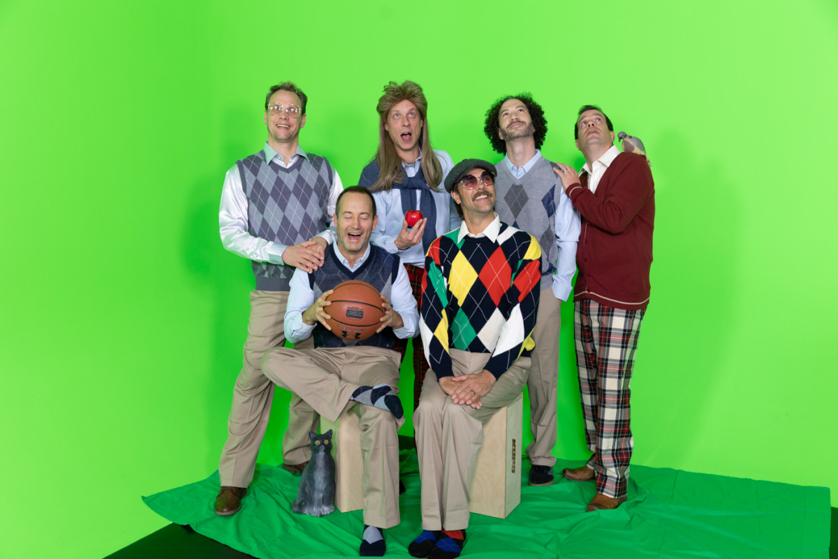 Publicity photo shows the band's playful spirit.