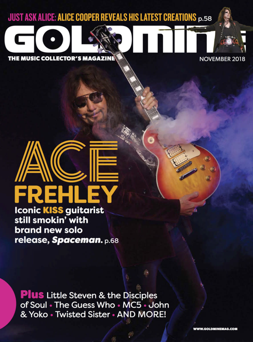 Goldmine's November 2018 Ace Frehley cover story.