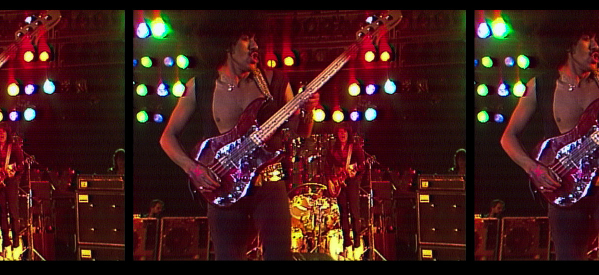 Phil Lynott onstage. Photo courtesy of Mercury Studios