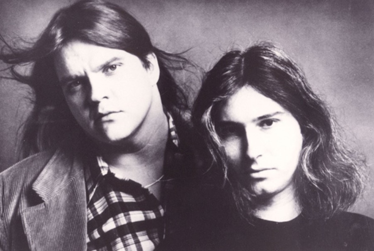 Meat Loaf and Jim Steinman, 1977 promotional photo, Cleveland International Records