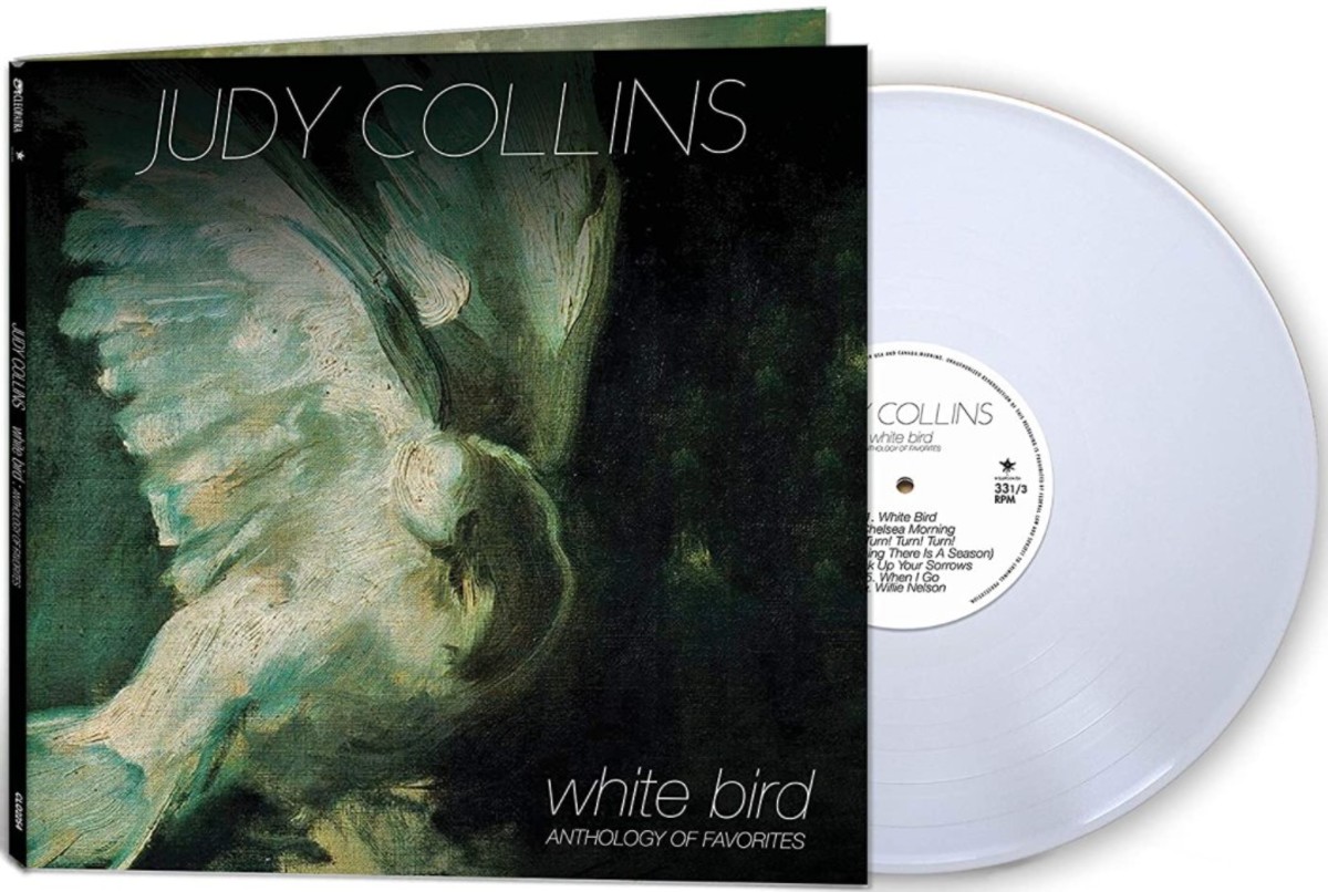 White Bird has a limited white vinyl release with the songs from it highlighted in this article plus “Last Thing on My Mind” featuring Stephen Stills, “I Think It’s Going to Rain Today” and “Send in the Clowns”