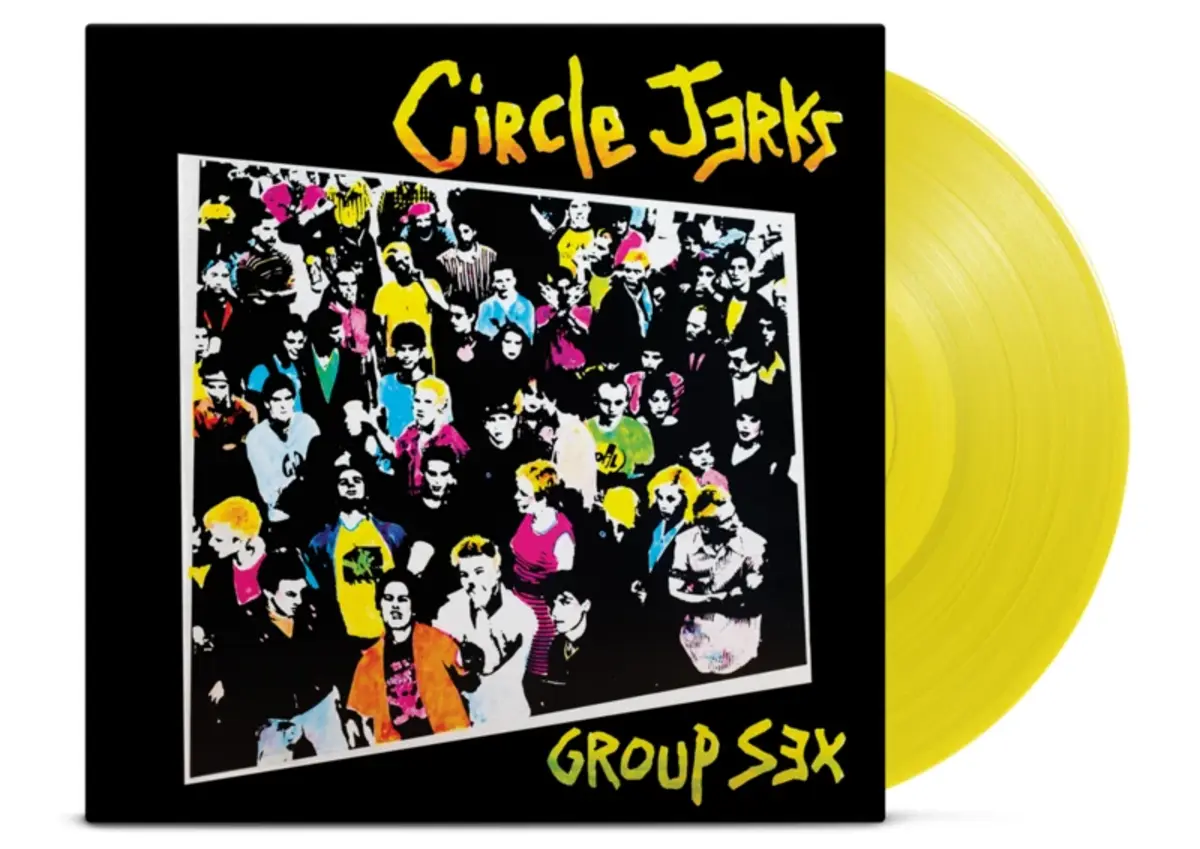 CIRCLE JERKS ‘GROUP SEX’ YELLOW LP (40th anniversary edition)