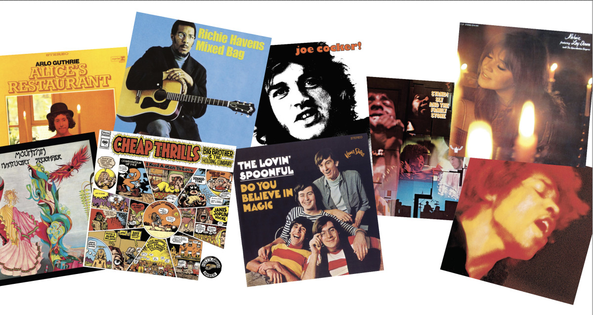 Woodstock albums collage copy
