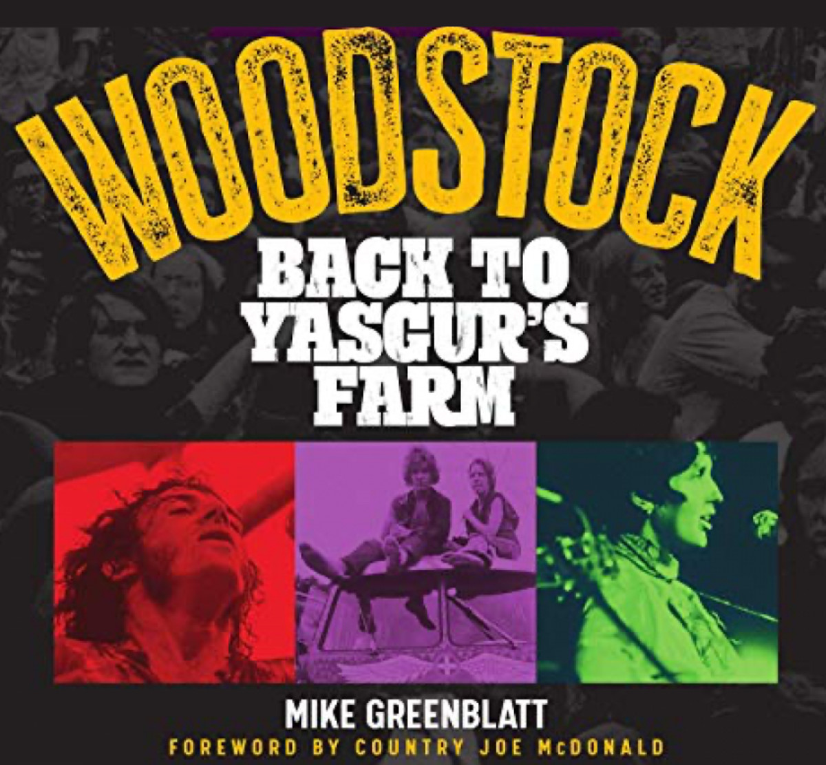 Go to Goldmine's Twitter page and tweet us your favorite album by a Woodstock artist — you can win a copy of Mike Greenblatt's Back to Yasgur's Farm (above).