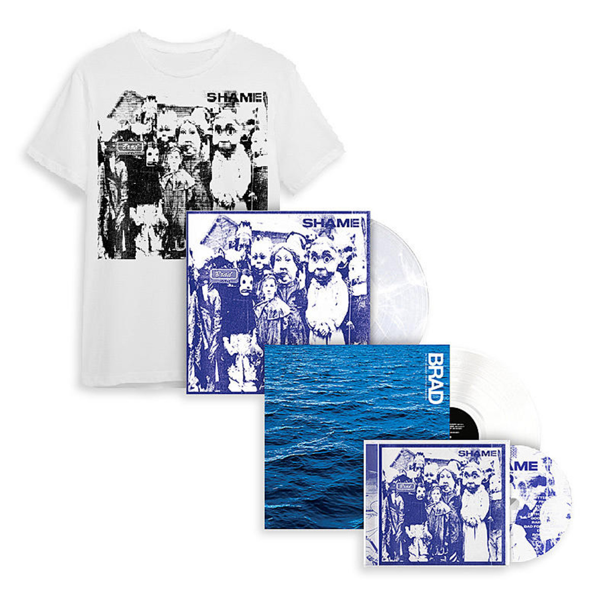 ULTIMATE BRAD BUNDLE (Exclusive 'Shame' color & CD, new LP & T-Shirt)