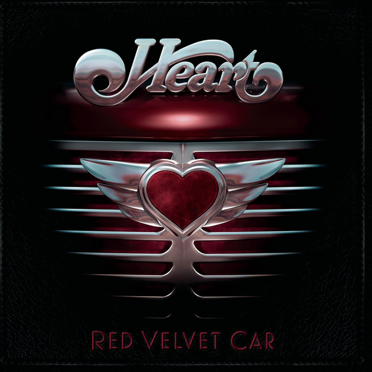 heart-red velvet car