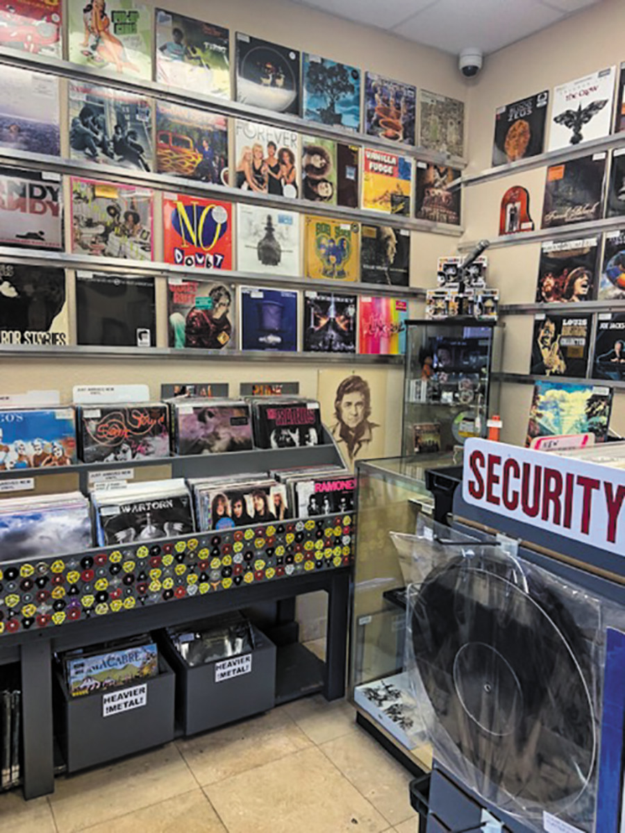The front room of Vinyl Record Dude