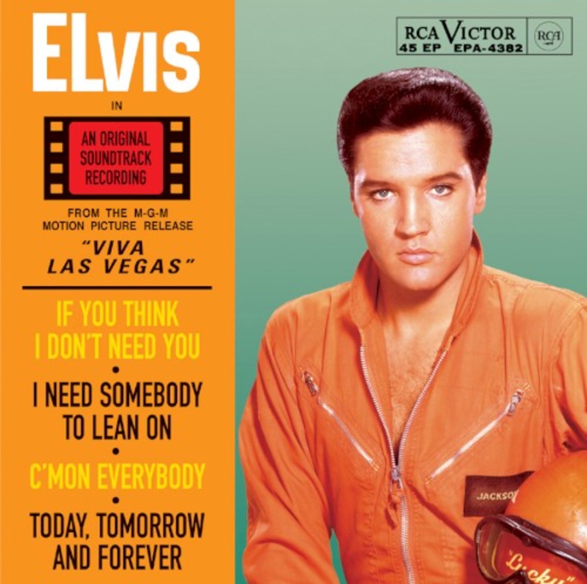 Viva Las Vegas soundtrack 45 on RCA Victor