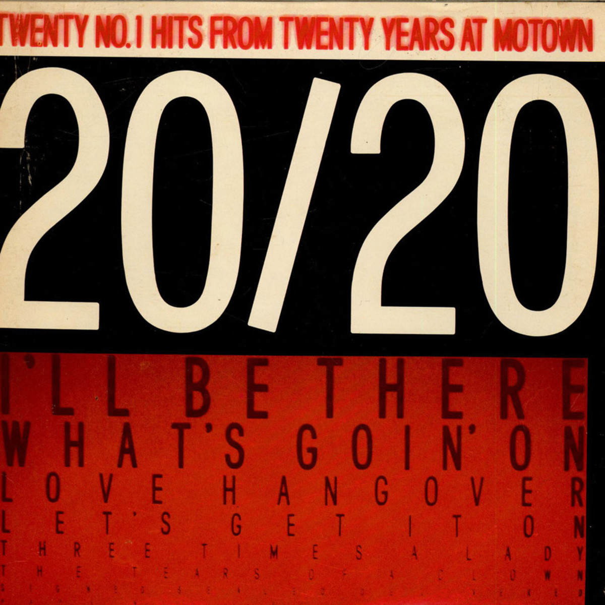 Various Artists, 20:20- Twenty Number 1 Hits from 20 Years at Motown