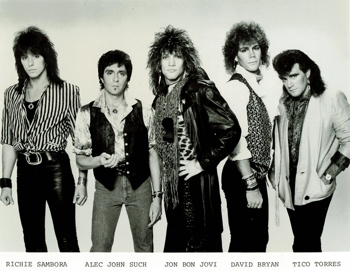 Bon Jovi's band. Publicity photo.