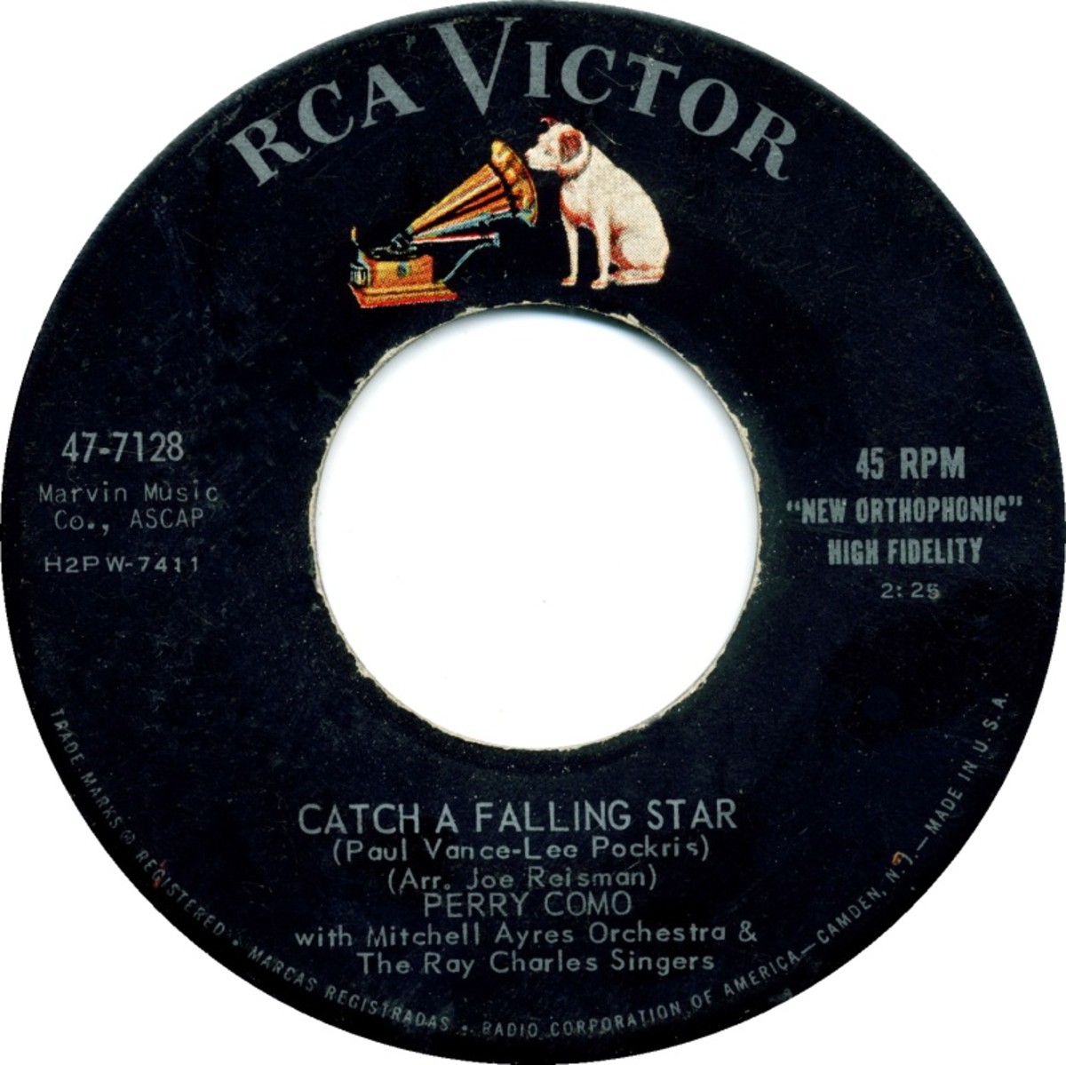 Paul Vance co-wrote "Catch a Falling Star"