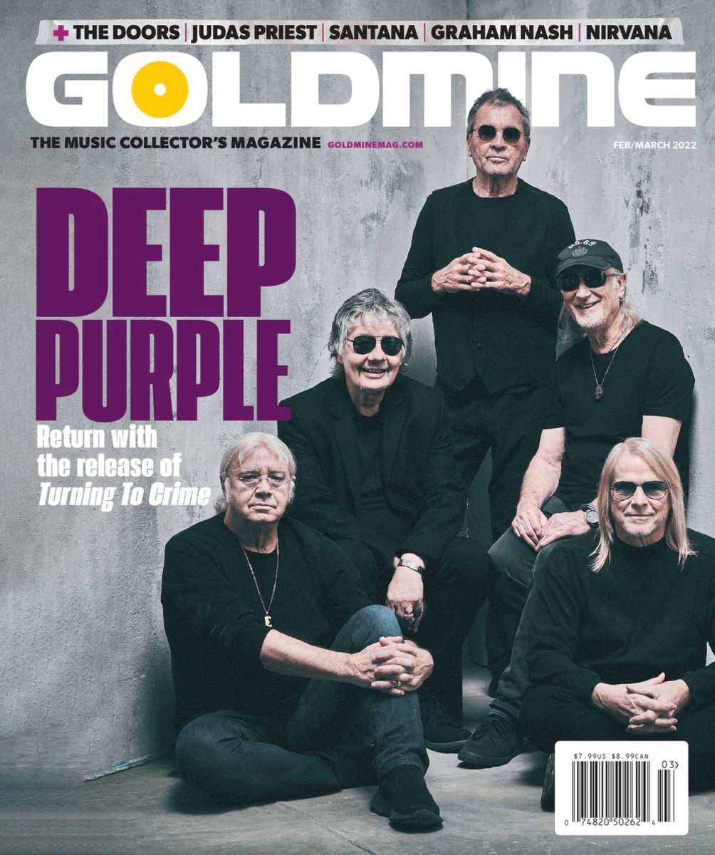 Goldmine's Feb/March 2022 issue. Steve Morse at bottom right