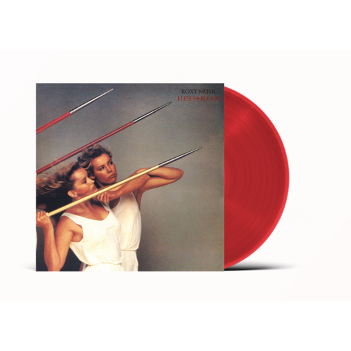 Roxy Music "Flesh and Blood" on red vinyl