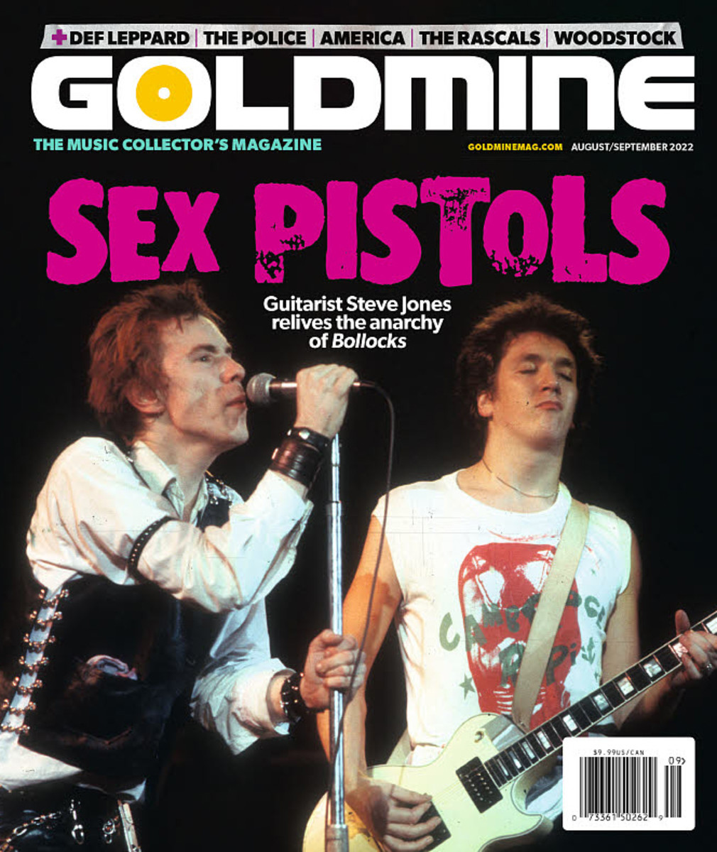 Sex Pistols cover of the Aug/Sept 2022 issue of Goldmine