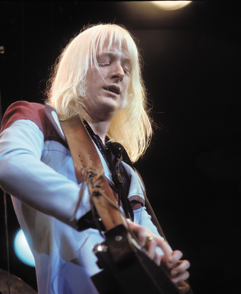 Edgar Winter of the Edgar Winter Group appears on the first anniversary show of the television series In Concert. The show was shot on October 24, 1973.undefined