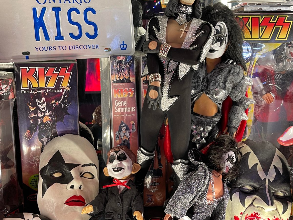 Items on display at KISS World, straight from Gene Simmons' own private collection.Photo courtesy of Christina Vitagliano.
