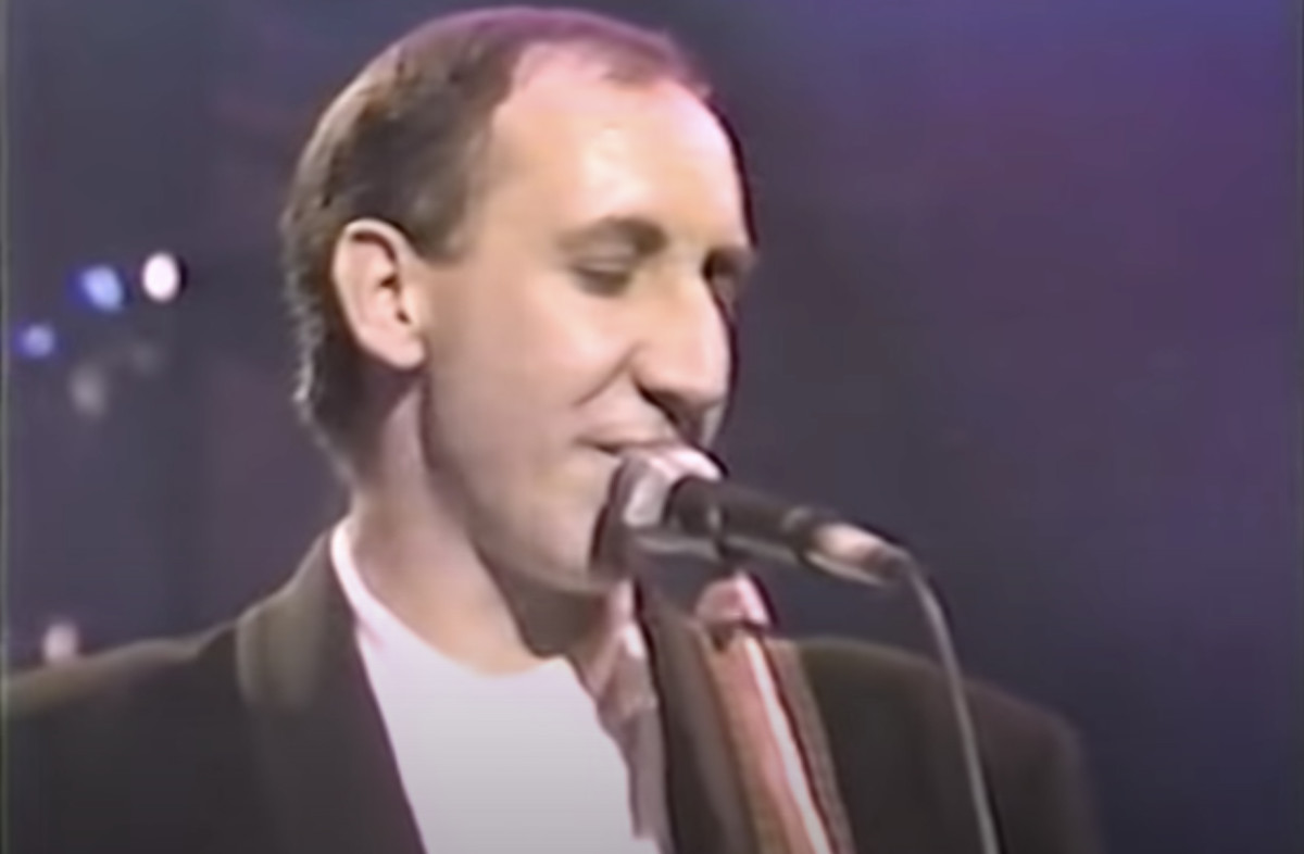 Pete Townshend, "Give Blood" video still 