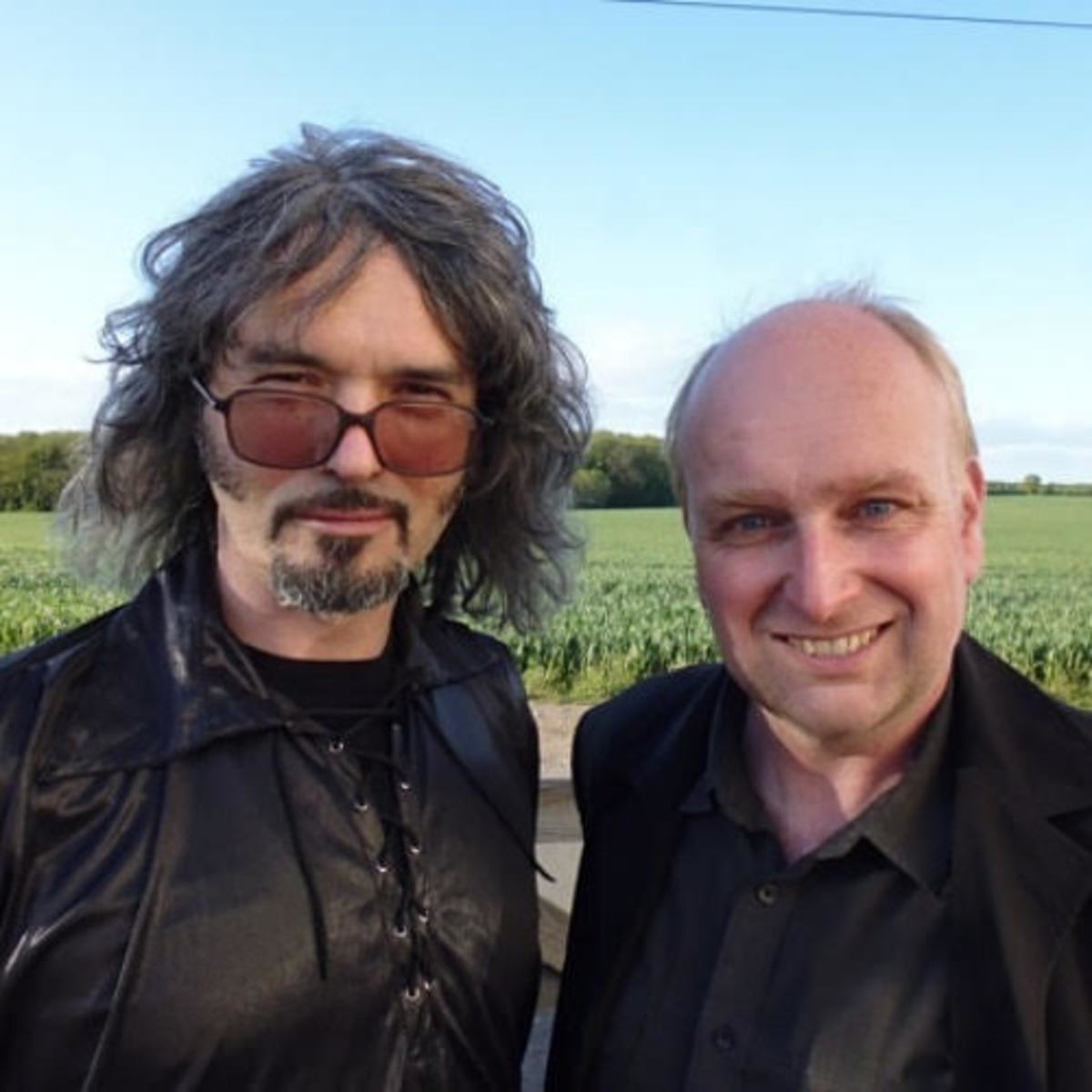 Pocket Gods keyboardist Noel Storey and frontman/guitarist Mark Christopher Lee. Photo courtesy of Lisa Davies Promotions.