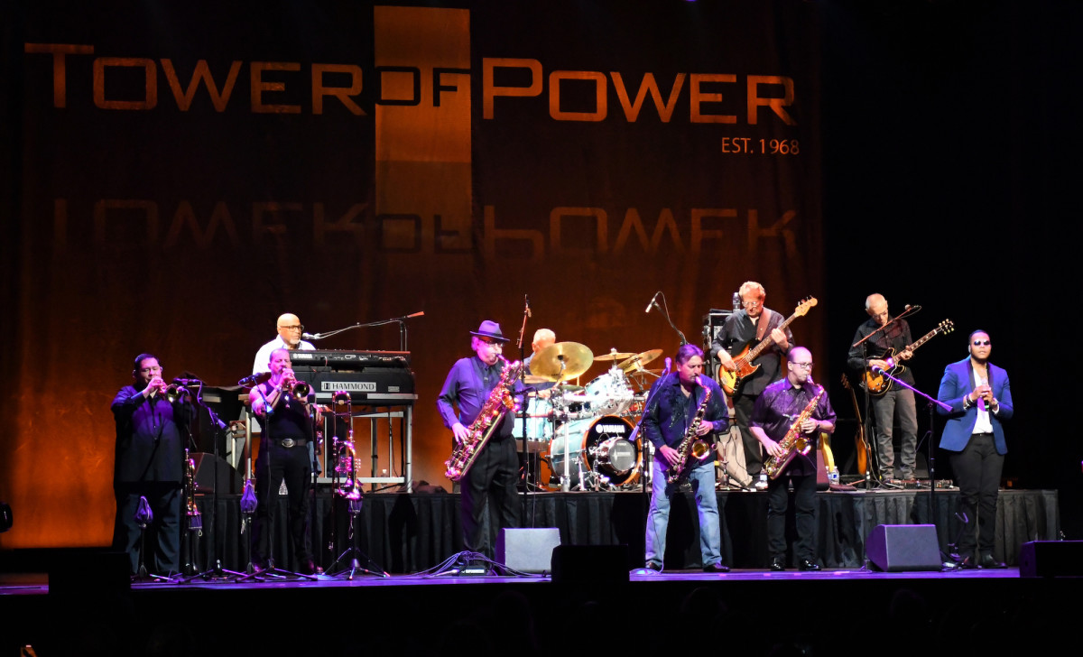Tower of Power onstage at the Carteret Performing Arts & Events Center on Nov. 18. (Photo by Chris M. Junior)