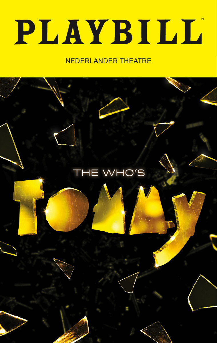 The cover of the Playbill for The Who’s Tommy at Broadway’s Nederlander Theatre is pictured here.