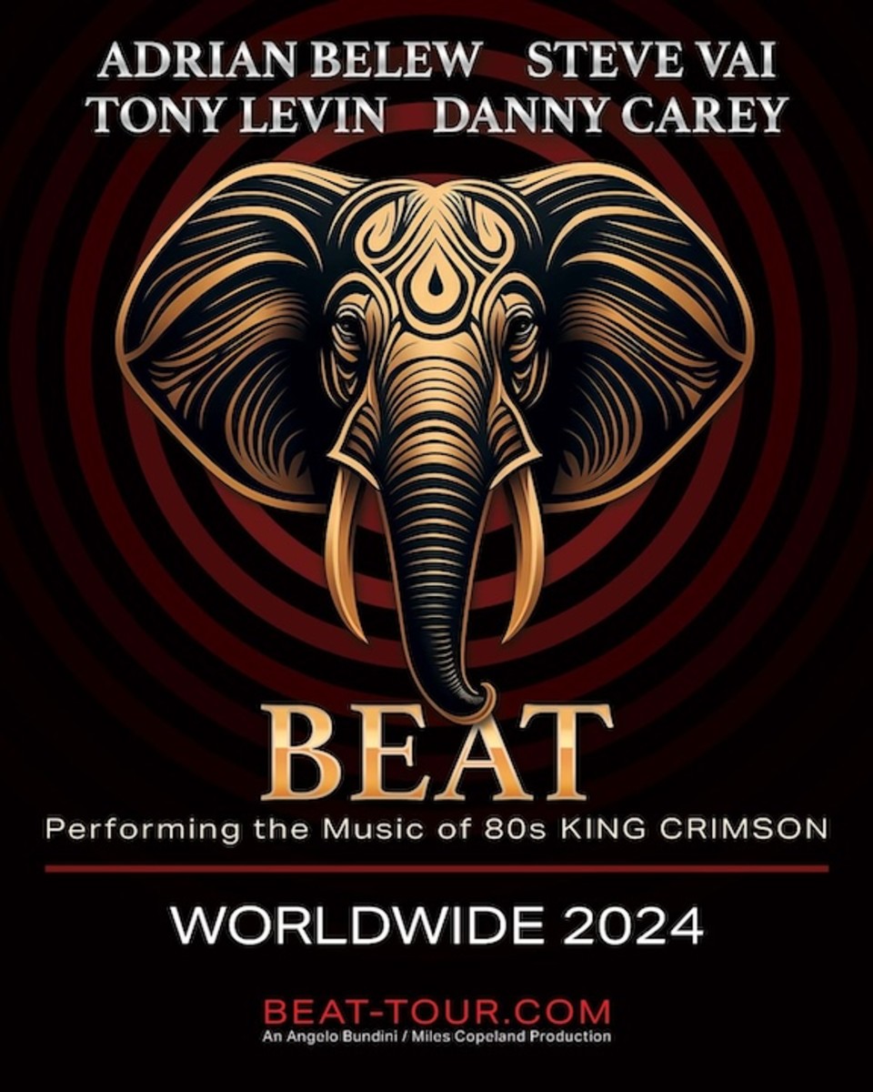 Adrian Belew, Tony Levin, Steve Vai and Danny Carey to launch King